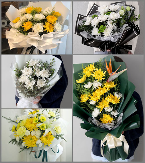 广东湛江市廉江市石颈镇白事花束代送